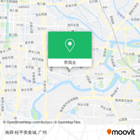 南舜·桂平美食城地图