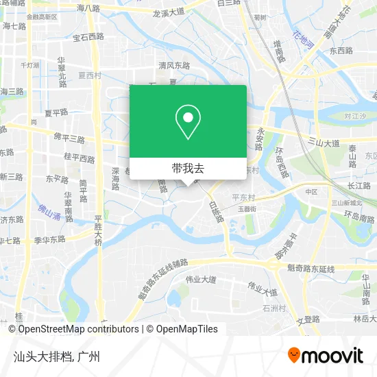 汕头大排档地图