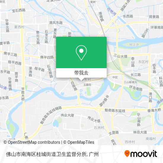 佛山市南海区桂城街道卫生监督分所地图