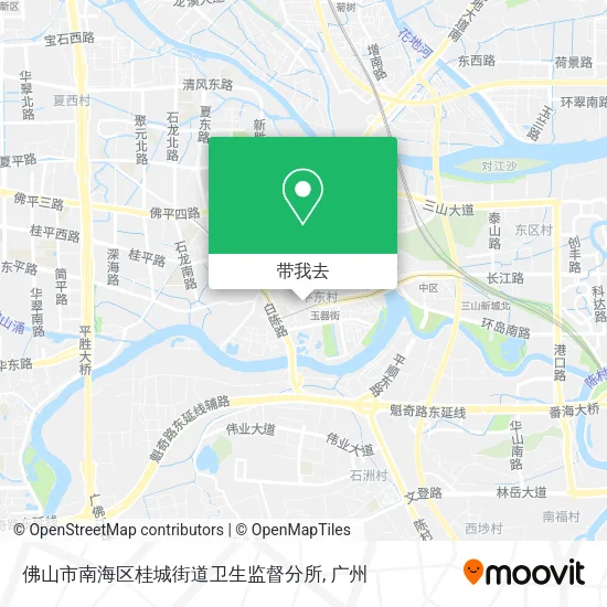 佛山市南海区桂城街道卫生监督分所地图