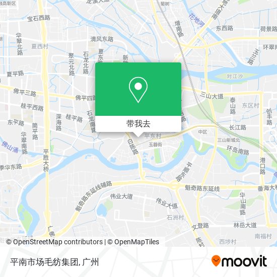 平南市场毛纺集团地图