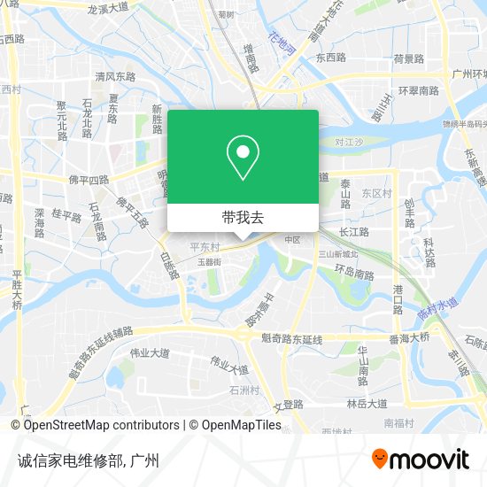 诚信家电维修部地图