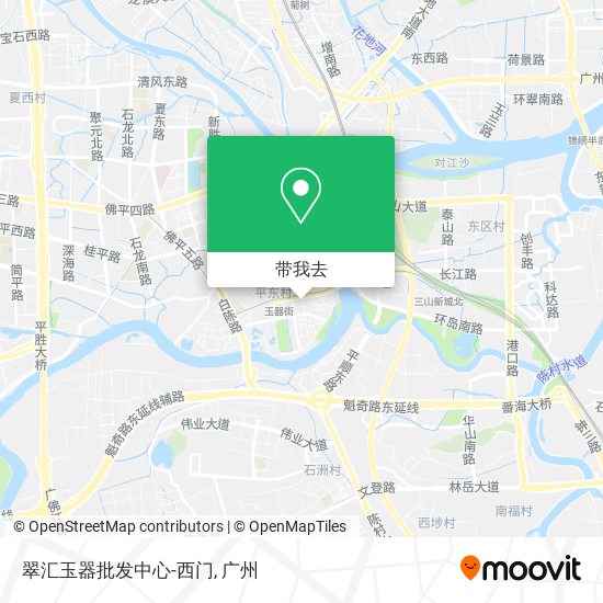 翠汇玉器批发中心-西门地图