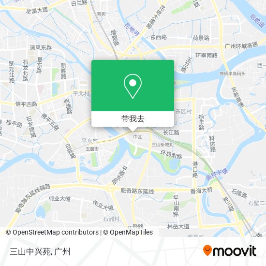 三山中兴苑地图