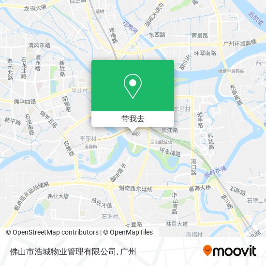 佛山市浩城物业管理有限公司地图