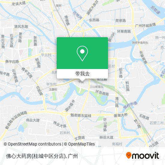 佛心大药房(桂城中区分店)地图