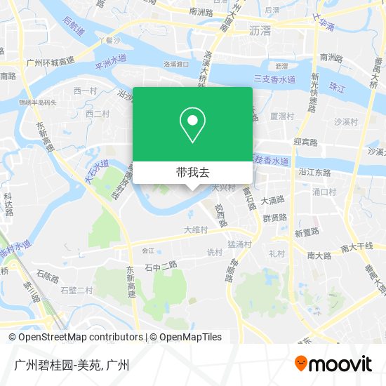广州碧桂园-美苑地图