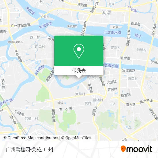 广州碧桂园-美苑地图