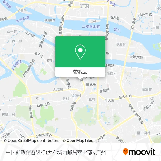 中国邮政储蓄银行(大石城西邮局营业部)地图