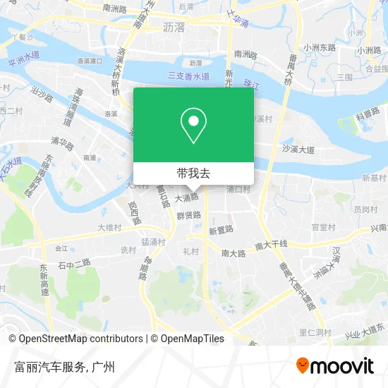 富丽汽车服务地图