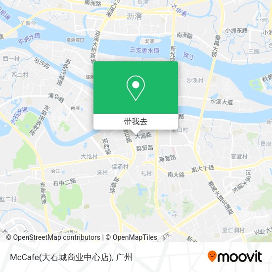 McCafe(大石城商业中心店)地图