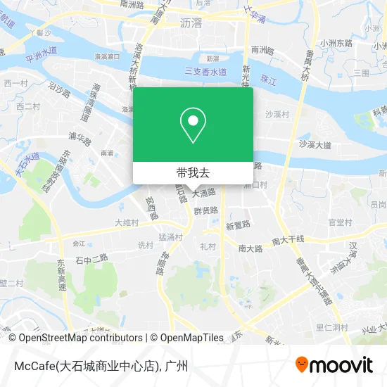 McCafe(大石城商业中心店)地图