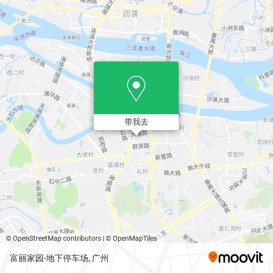 富丽家园-地下停车场地图