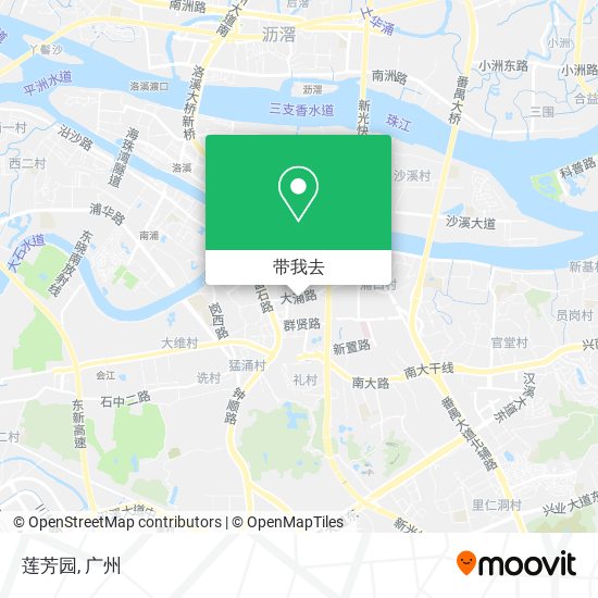 莲芳园地图