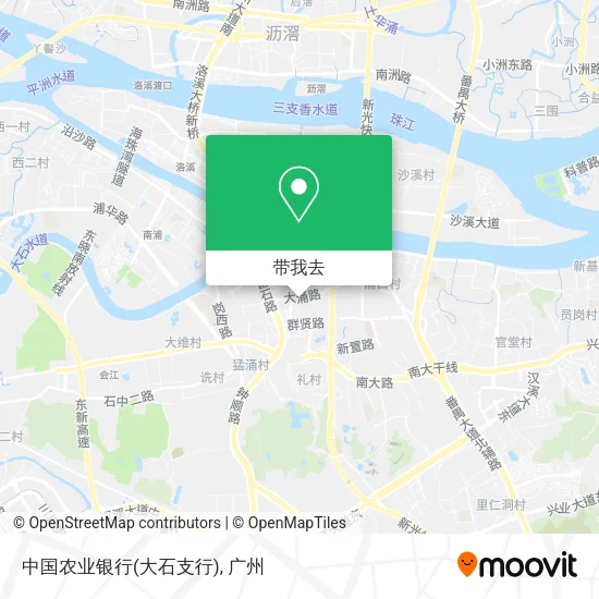 中国农业银行(大石支行)地图