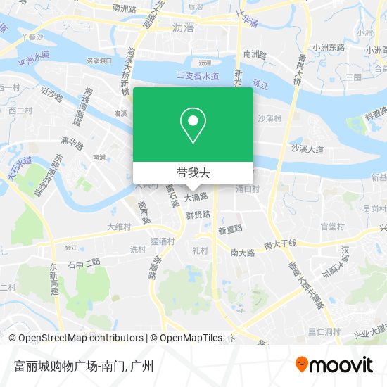 富丽城购物广场-南门地图