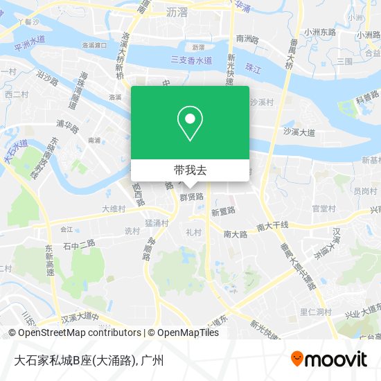 大石家私城B座(大涌路)地图
