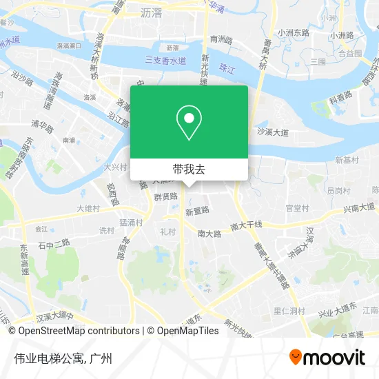 伟业电梯公寓地图
