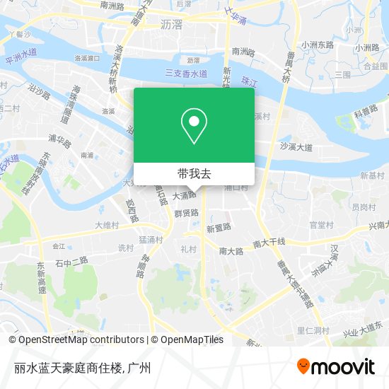 丽水蓝天豪庭商住楼地图