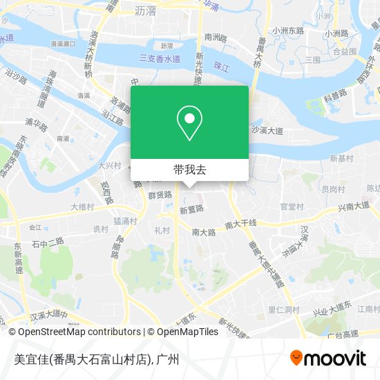 美宜佳(番禺大石富山村店)地图