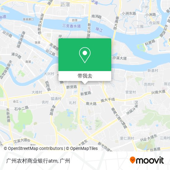 广州农村商业银行atm地图