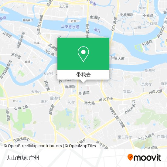 大山市场地图