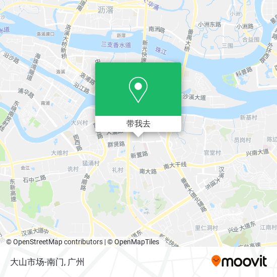 大山市场-南门地图