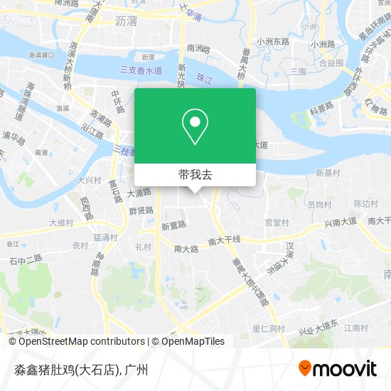 淼鑫猪肚鸡(大石店)地图