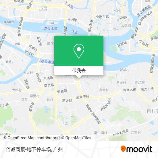 佰诚商厦-地下停车场地图