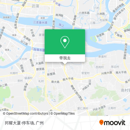 邦耀大厦-停车场地图