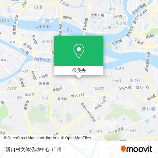 涌口村文体活动中心地图
