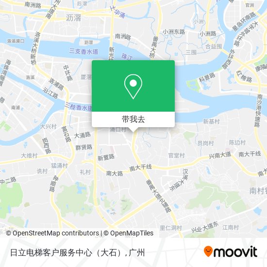 日立电梯客户服务中心（大石）地图