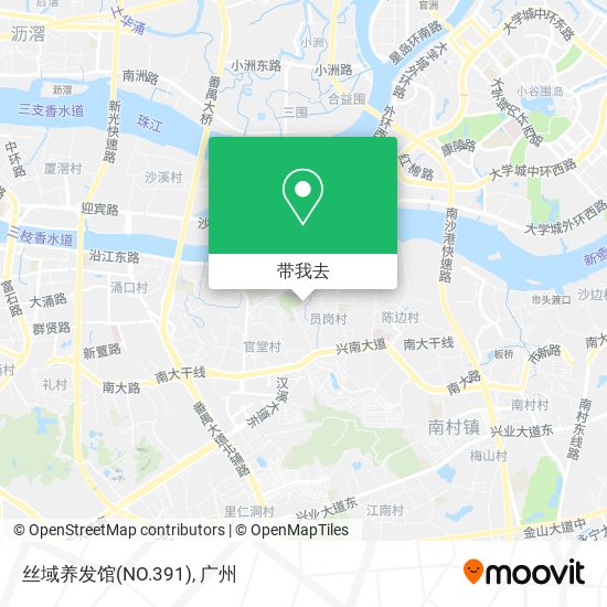 丝域养发馆(NO.391)地图
