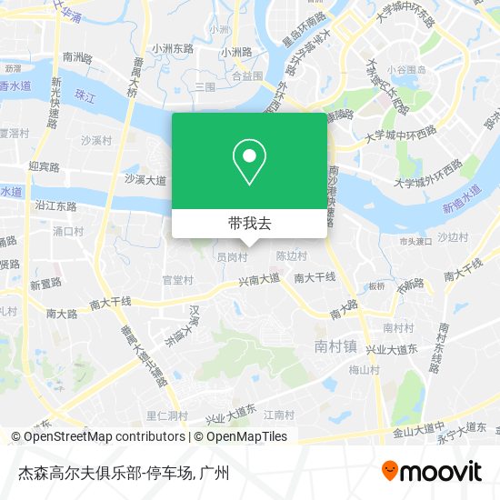 杰森高尔夫俱乐部-停车场地图