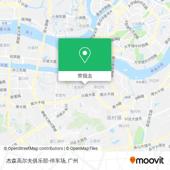 杰森高尔夫俱乐部-停车场地图