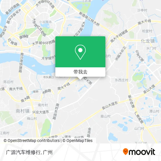 广源汽车维修行地图