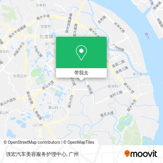 强宏汽车美容服务护理中心地图