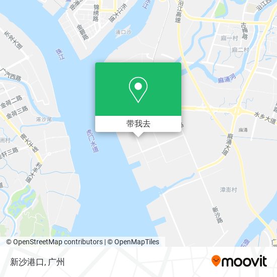 新沙港口地图