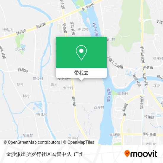 金沙派出所罗行社区民警中队地图