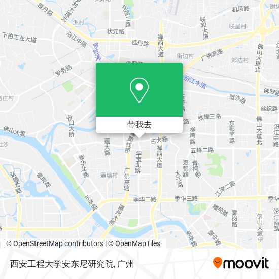 西安工程大学安东尼研究院地图