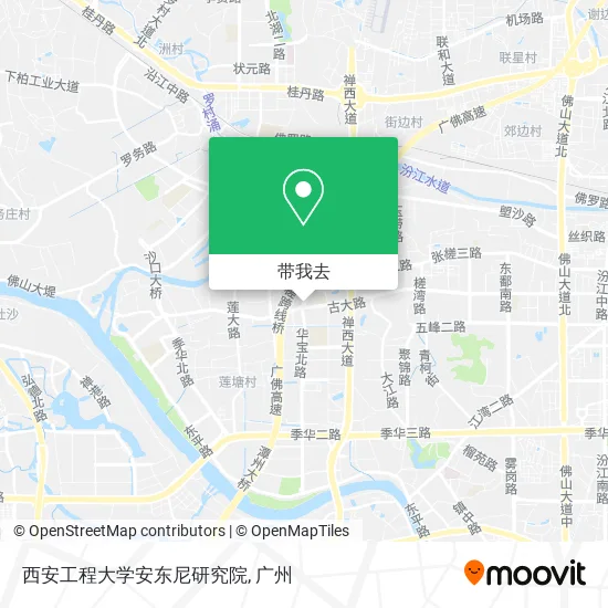 西安工程大学安东尼研究院地图