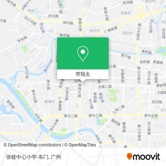 张槎中心小学-东门地图