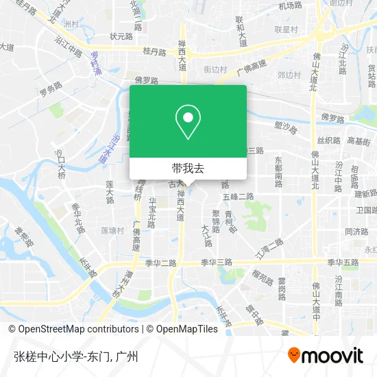 张槎中心小学-东门地图