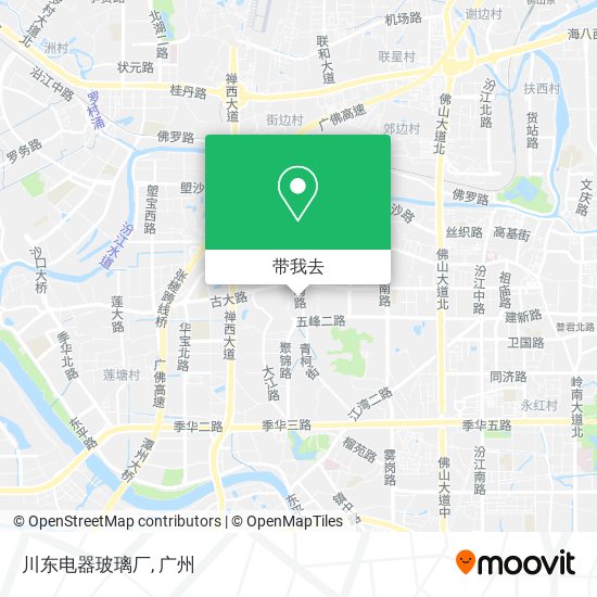 川东电器玻璃厂地图