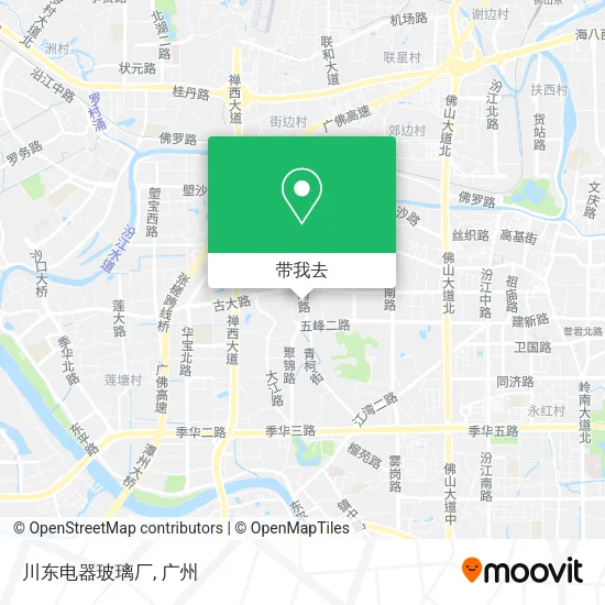 川东电器玻璃厂地图