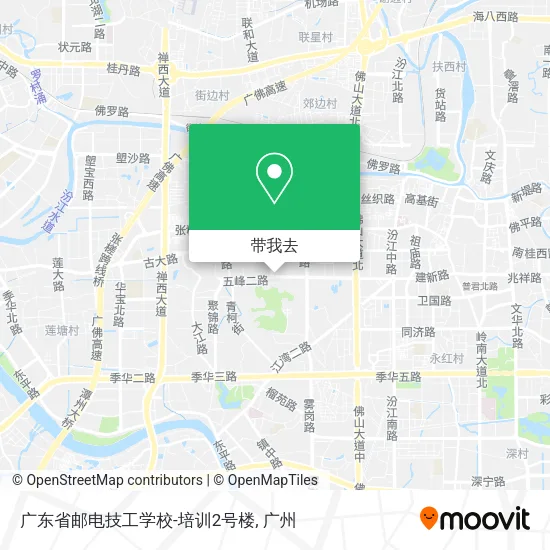 广东省邮电技工学校-培训2号楼地图