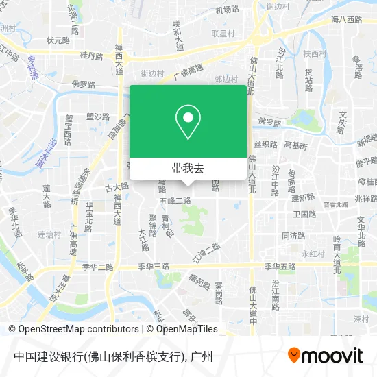 中国建设银行(佛山保利香槟支行)地图