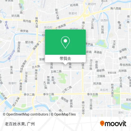 老百姓水果地图