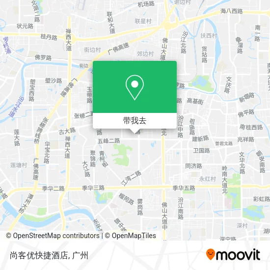 尚客优快捷酒店地图