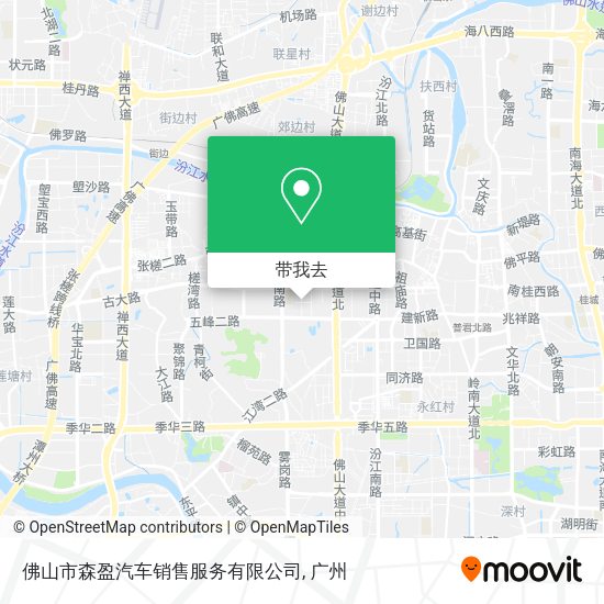 佛山市森盈汽车销售服务有限公司地图